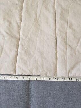 NWT Zara Home Quilted Neutral Cushion Covers - Set of 2 (17.5" / 45x45cm)